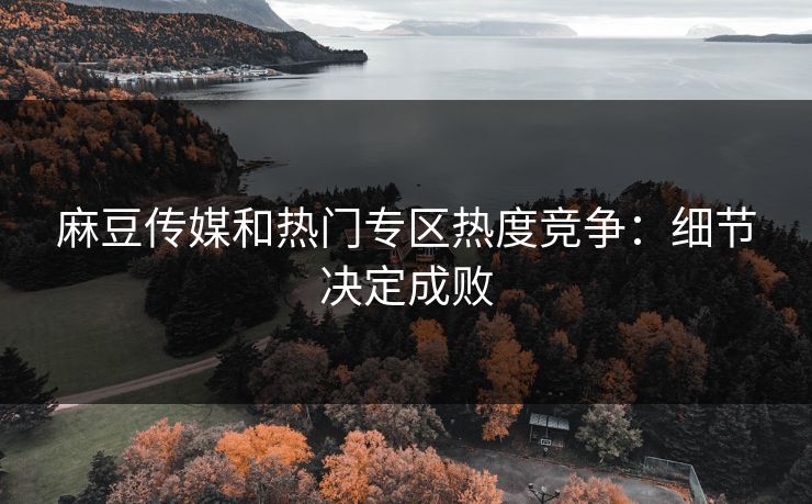 麻豆传媒和热门专区热度竞争：细节决定成败