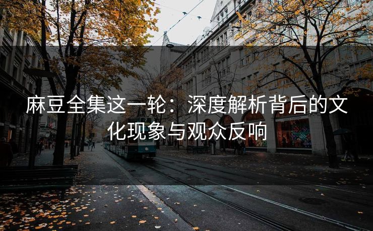 麻豆全集这一轮：深度解析背后的文化现象与观众反响