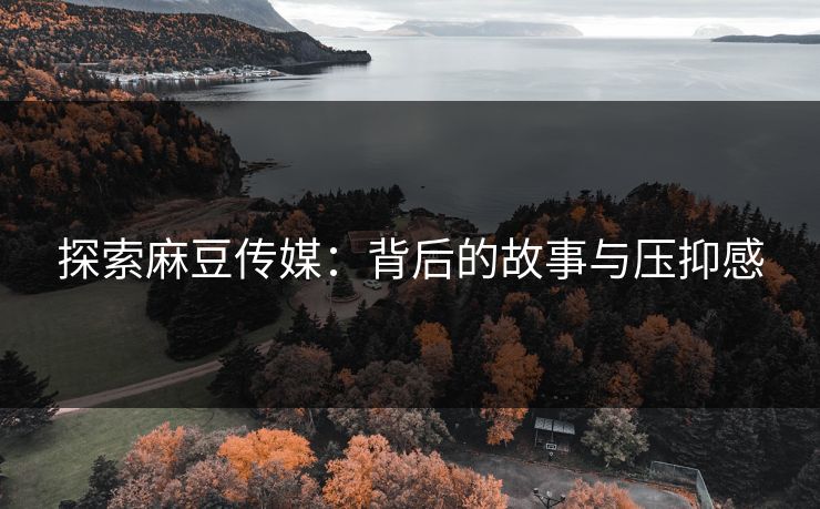 探索麻豆传媒：背后的故事与压抑感